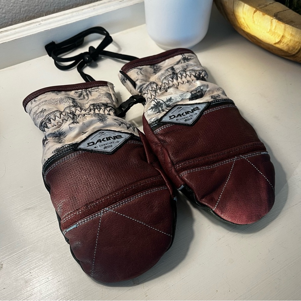 DaKine Team Fleetwood Leather Mittens - Waterproof, Insulated (For Women) - Picture 2 of 8